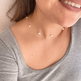 Collar Perlas Flotantes