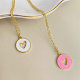 Collar Corazón Calado