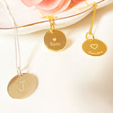 Collar Personalizado Placa Redonda